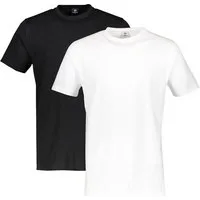 LERROS T-Shirt Doppelpack T-Shirt Rundhals in Premium Baumwollqualität Weiche Baumwolle, Rundhalsausschnitt, kurze Ärmel, hautfreundlich
