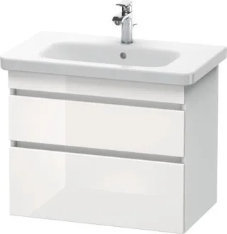 Duravit DuraStyle Waschtischunterbau wandhängend Weiß Hochglanz & Matt 730x448x610 mm - DS648102218 DS648102218