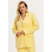 YOEK Jackenblazer Damen Blazer Flare Fit