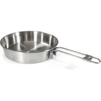 Origin Outdoors Bratpfanne Origin Outdoors Edelstahl-Bratpfanne mit klappbarem Griff Ø 18 cm