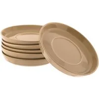 Mulex Untertasse Unterteller-Set aus Porzellan – klassisch & vielseitig einsetzbar, (6 St)