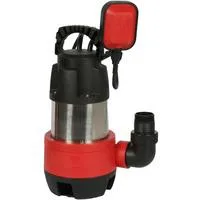 Schmutzwasserpumpe GC-DP 9040 N, Tauch- / Druckpumpe rot/edelstahl, 900 Watt