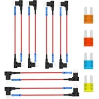 FELIXLEO Sicherungshalter Stromdieb Kfz Sicherung Mini Mikro2 4 Typen Auto, (25-St)