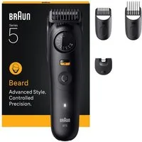 Braun Haarschneider Barttrimmer BT5520, ultrascharfe Klinge, 120 Min Akkulaufzeit, 40 Längeneinstellungen
