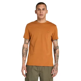 Timberland - "River" T-Shirt für Herren, Rundhalsausschnitt (Weizen)