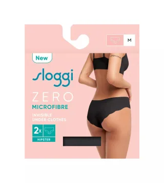 sloggi - sloggi ZERO Microfibre 2.0 Hipster 2P schwarz - Gr. - XL