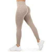 Smilodox Leggings Timea Sporthose Damen, Scrunch, Shaped Fit, High Waist, Gym Scrunch Naht, Rippstruktur, Shaped Fit, hoher Bund, Stretch