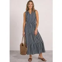 STREET ONE Maxikleid mit Streifen