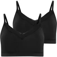 Jockey Bralette Soft Stretch Lace (2er Pack) verstellbare Träger für eine anpassbare Passform