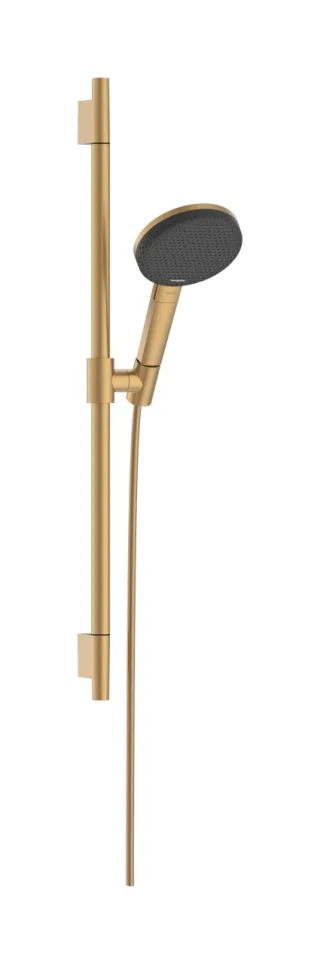 Hansgrohe Brauseset Raindance Alive Select S 125 3jet EcoSmart Uni.PuroS 650mm brushed bronze , 24 24602140