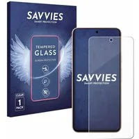 Savvies Displayschutzglas Schutzglas für Google Pixel 8, Displayschutz 9H Glas Klar Transparent
