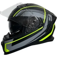 RALLOX Helmets Motorradhelm Integralhelm 69-G neon grün matt