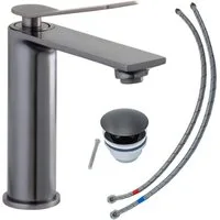 SCHÖNER WOHNEN-Kollektion Waschtischarmatur VIOLA M Industrial, geeignet für wandhängende Waschbecken in Ihrem Bad