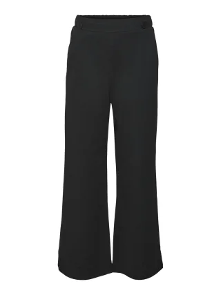 VERO MODA - VMLIVA HW WIDE PANT NOOS GIRL Black - Gr. - 140