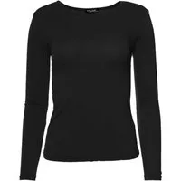 Muse Rundhalsshirt Basic Rundhals Langarmshirt Skinny Fit 1093-O