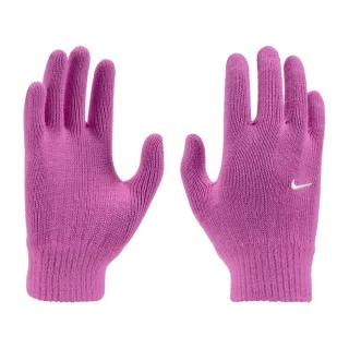 Nike Unisex Erwachsene TG 2 Playful Knitted Swoosh Handschuhe (Rosa/Weiß)