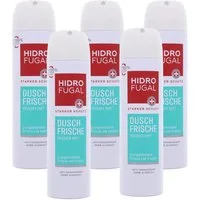 Hidrofugal Deo-Spray 5 x Hidrofugal Anti-Transpirant Dusch-Frische je 150ml Starker Schutz
