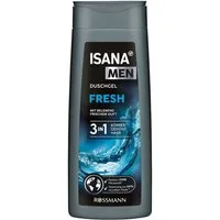 ISANA Duschgel MEN Fresh, 3in1, mit Zitrus-Duft, 300 ml