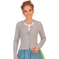 Hammerschmid Trachtenjacke Trachten Strickjacke - REIT - hellgrau
