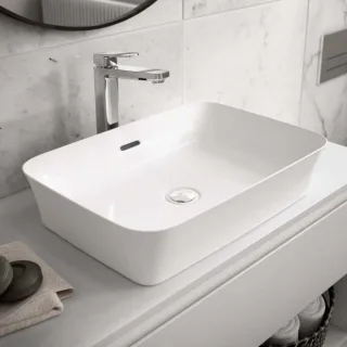 Ideal Standard Tonic II Waschtischarmatur A6329AA verlängerter Sockel, ohne Ablaufgarnitur, verchromt