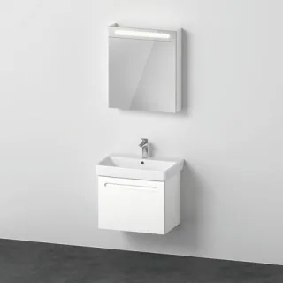 Duravit Duravit No.1 Möbelwaschtisch mit Waschtischunterbau und Spiegelschrank 650x450x2000 mm - N10 N10157R18180000