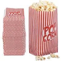 relaxdays Snackschale Retro Popcorntüten 240er Set, Papier, (240-tlg)