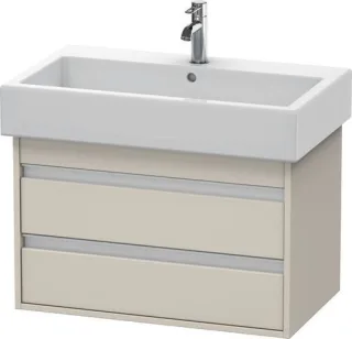 Duravit Ketho Waschtischunterbau wandhängend Taupe Matt 750x440x480 mm - KT663709191 KT663709191