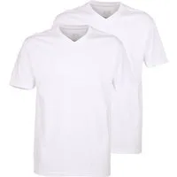 CECEBA T-Shirt Maverick (2-tlg) V-Ausschnitt, kurzarm, Baumwolle, im 2er Pack