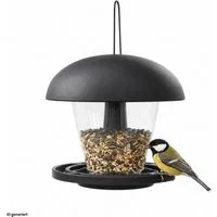 HTI-Living Futterspender Vogelfutterstation Nessa Pilz Schwarz, Futterspender Kunststoff zum Hängen