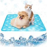 Ledander Hundematte Tierbett Kühlmatte Hund,Kuhlmatte für Hund und Katze Waschbare, Hundematte Kühlend Kratzfest langlebiger Tierkühlmatte Sommer