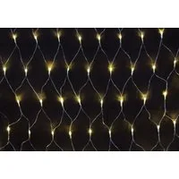 Spetebo LED-Lichternetz LED Lichternetz 160 LED warm weiß - mit Netzteil, 160-flammig, Garten Deko Lichtervorhang