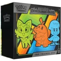The Pokémon Company International Sammelkarte Pokemon Karmesin & Purpur – Entwicklungen in Paldea - Top Trainer Box