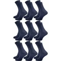 GAWILO Diabetikersocken für Damen - Ohne Gummibund - Ohne drückende Naht - Extra weit (9 Paar) Venensocke mit hohem Anteil Baumwolle sorgt für angenehmes Fußklima