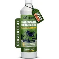 bio-chem bio-chem Caravan- & Wohnmobilreiniger 1L Konzentrat, extra stark Auto-Reinigungsmittel (Einzelprodukt, [- Caravanreiniger 1 l Entfernt Regenstreifen, Baumharz & Insektenrückstände)