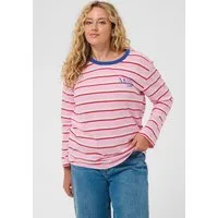 KAFFE Curve Langarmbluse Langarm-Shirt KCelona Große Größen