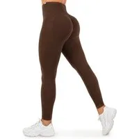 Smilodox Leggings Timea Sporthose Damen, Scrunch, Shaped Fit, High Waist, Gym Scrunch Naht, Rippstruktur, Shaped Fit, hoher Bund, Stretch