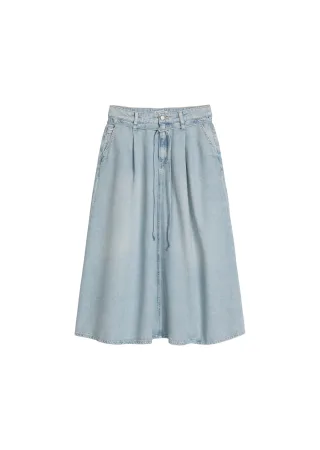 Marc OPolo DENIM - Jeans-Midirock flared light blue_multi_63 - Gr. - XS