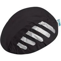 EAZY CASE Fahrradhelmüberzug Universal Reflektor Regenschutz für Helm, Regenschutz für Helme Fahrradhelm Regenabdeckung Helm Überzug Schwarz
