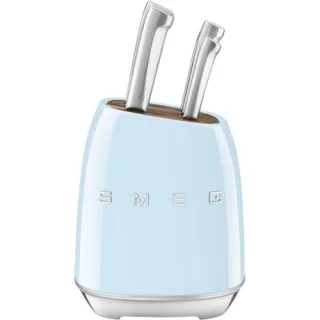 SMEG KBSF02PB Messerblock-Set Pastellblau