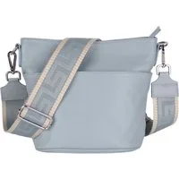 MIRROSI Umhängetasche Damen, Crossbody Bag, Echtleder Made in Italy (1 Tasche 2 Gurte oder Basic Version 1 Tasche 1 Gurt), 24x18x12cm (BXHXT)