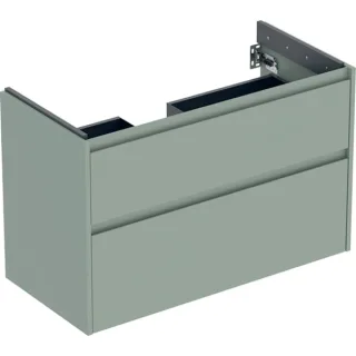 Geberit Renova Plan Unterschrank für Waschtisch, mit zwei Schubladen: 94.8x60.6x44.6cm, 504032IK1 504032IK1
