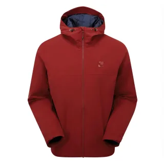 Herren leichte wasserdichte Wanderjacke mit Kapuze Halbzip Regenjacke