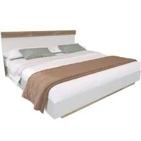 REDOM Holzbett Doppelbett Holzbett (Kiefernholz Doppelbett mit Lattenrost), 140x200cm