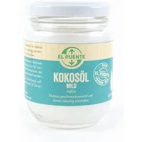 El Puente Speiseöl Bio-Kokosöl mild nativ, Fair Trade, Vegan, Bio, Glutenfrei, Handmade