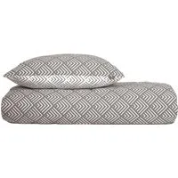 Schiesser Bettwäsche Mabel aus weicher Baumwolle mit abstraktem Muster, Renforcé, 2 teilig, MADE IN GREEN by OEKO-TEX®