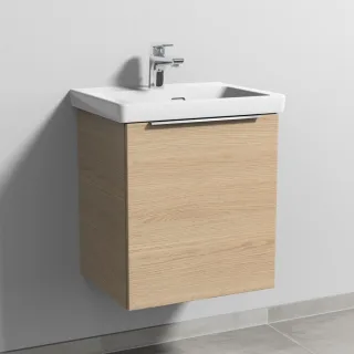 Sanipa 3way Waschtischunterbau zu Villeroy & Boch Subway 3.0 Waschtisch mit 1 Tür, Eiche-Nordic UM84548