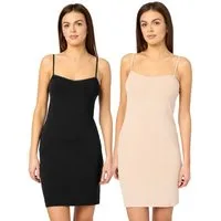 Merry Style Unterkleid Damen kurz Viskose MS10-203 (2-tlg) verstellbare Träger