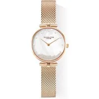 Victoria Hyde Quarzuhr Pearl Quarzuhr, Armbanduhr, Edelstahlarmband, Perlmutt-Zifferblatt Mesh-Armband, (1-tlg., Kein Set)