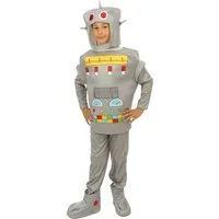 p`tit clown Kostüm RoboX-3000 Kinder Verkleidung Roboter Grau