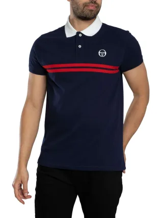 Sergio Tacchini Supermac Poloshirt, Blau
